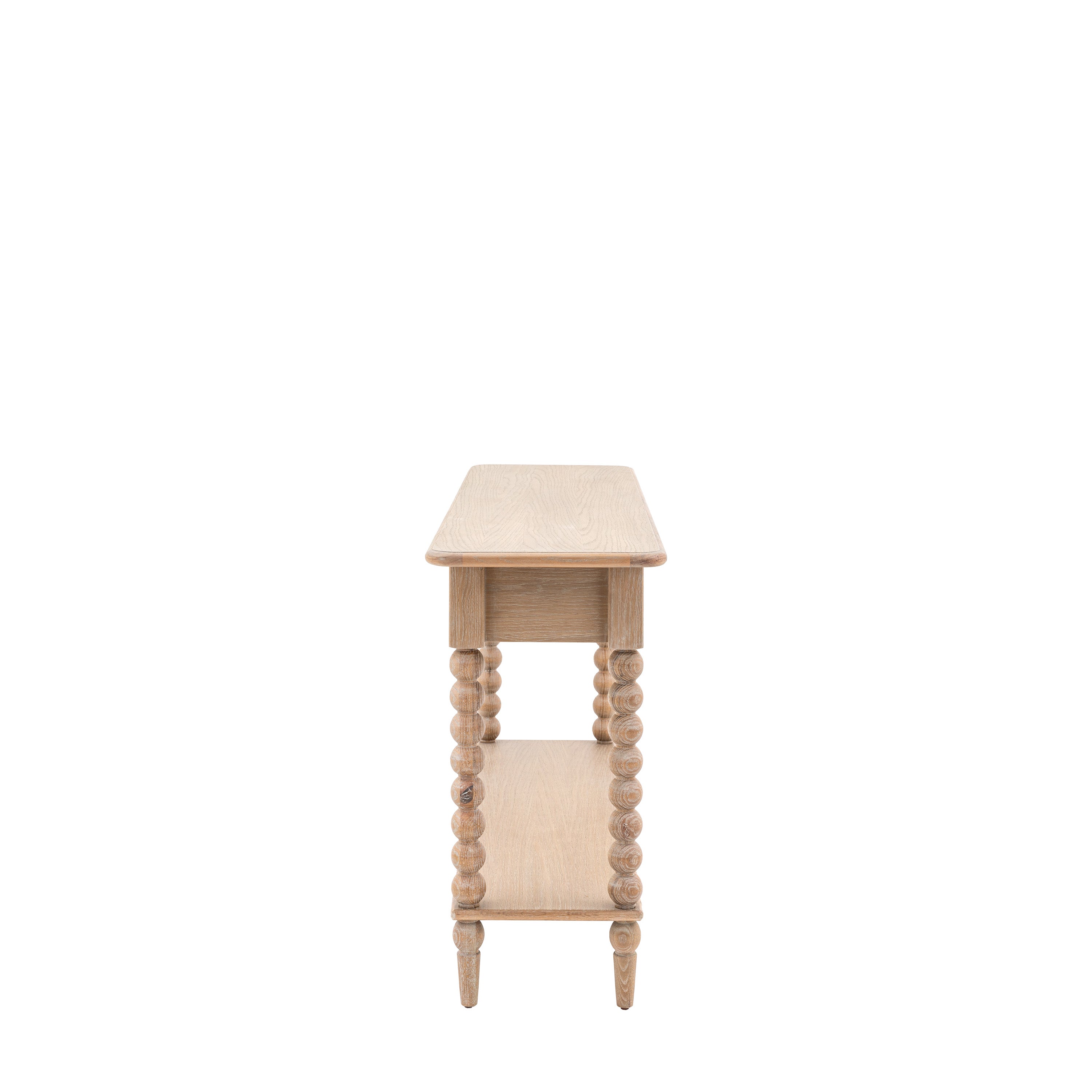 Birchfield Artisan Oak Wood Console Table